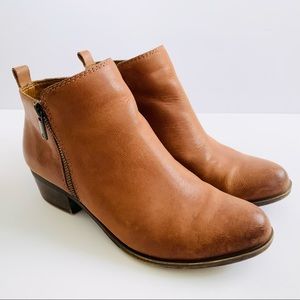 Lucky Brand Basel ankle boots in Toffee. Size 8.5.